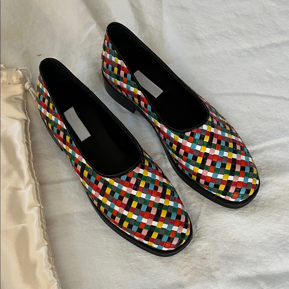 Suzanne Rae Woven Glove Shoe, multicolor